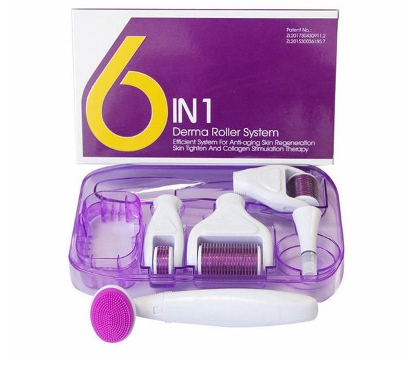 6in1 Derma Roller Set Уход за кожей Microneedle Щетка для лица SPA Дорожный футляр против старения
6in1 Derma Roller Set Уход за кожей Microneedle Щетка для лица SPA Дорожный футляр против старения