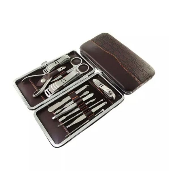 wholesale- stone pattern case+1 set 12pcs nail clipper kit nail care set pedicure scissor tweezer knife ear pick utility manicure set tools
wholesale- stone pattern case+1 set 12pcs nail clipper kit nail care set pedicure scissor tweezer knife ear pick utility manicure set tools