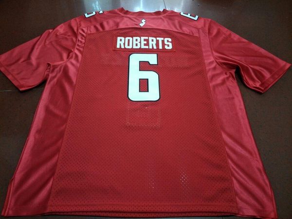 men rutgers scarlet knight deonte roberts #6 real full embroidery college jersey size s-4xl or custom any name or number jersey, Black;red
men rutgers scarlet knight deonte roberts #6 real full embroidery college jersey size s-4xl or custom any name or number jersey, Black;red