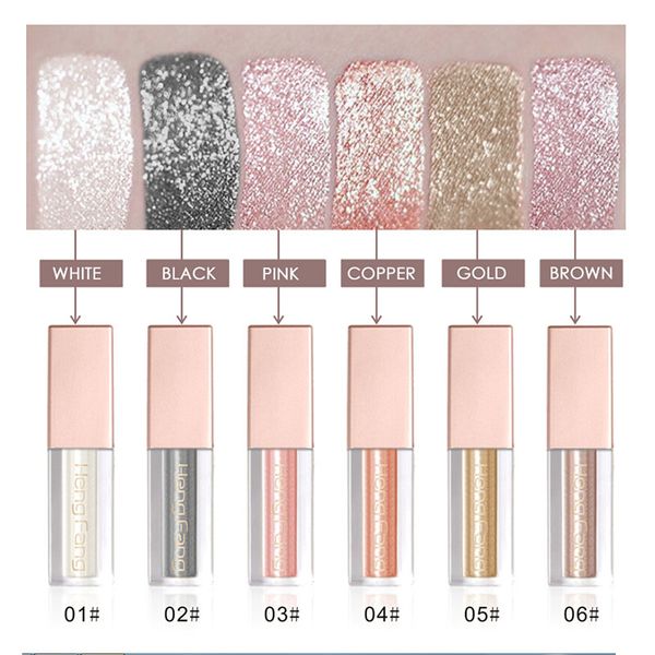 6 colors/lot hengfang metal liquid eyeshadow glitter eye shadow liquid shimmer stick beauty tool korea cosmetic gift for girl ing
6 colors/lot hengfang metal liquid eyeshadow glitter eye shadow liquid shimmer stick beauty tool korea cosmetic gift for girl ing