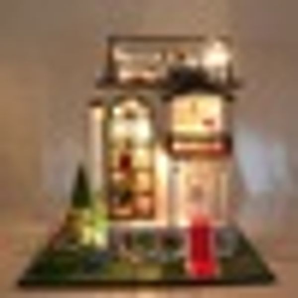new hoomeda 13837 handmake diy dollhouse miniature model with light music motor doll house room best gift
new hoomeda 13837 handmake diy dollhouse miniature model with light music motor doll house room best gift