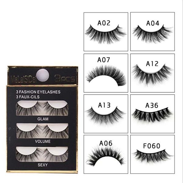 3d charming real mink hair 8 styles false eyelashes 3pairs/box natural long beauty makeup lashes extension tools
3d charming real mink hair 8 styles false eyelashes 3pairs/box natural long beauty makeup lashes extension tools