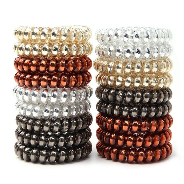 4 colors telephone wire cord headbands for women elastic hair bands rubber ropes hair ring girls hair accessories wholesale, Silver
4 colors telephone wire cord headbands for women elastic hair bands rubber ropes hair ring girls hair accessories wholesale, Silver