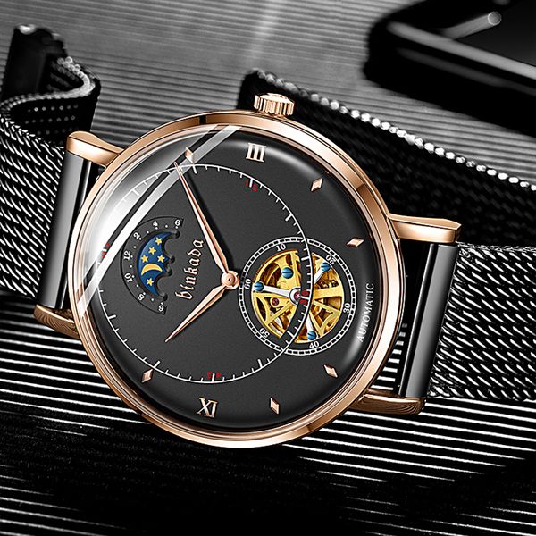 mens watches automatic mechanical watch men skeleton waterproof sport watches relogio masculino, Slivery;brown
mens watches automatic mechanical watch men skeleton waterproof sport watches relogio masculino, Slivery;brown