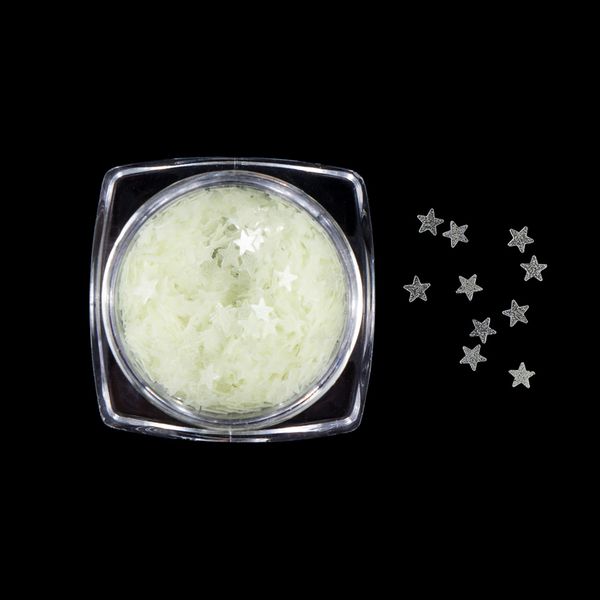 1 box luminous sequins heart star polygon shinning ultra-thin nail glitter flakes glow in the dark nail art decorations fashion, Silver;gold
1 box luminous sequins heart star polygon shinning ultra-thin nail glitter flakes glow in the dark nail art decorations fashion, Silver;gold