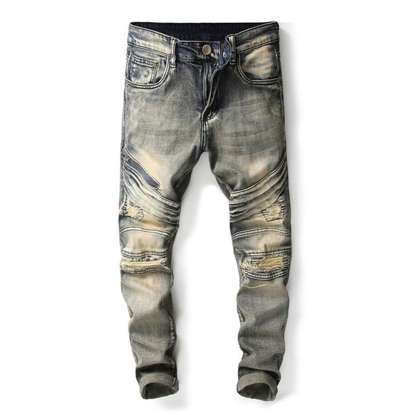 european american style high-quality men's slim jeans mens denim trousers straight vintage fashion brand hole jeans,8025, Blue
european american style high-quality men's slim jeans mens denim trousers straight vintage fashion brand hole jeans,8025, Blue