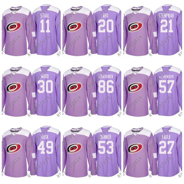 2018 Fights Cancer Carolina Hurricanes Teuvo Teravainen Sebastian Aho Staal Jeff Skinner Ward Nestrasil Riemsdyk Hockey Jerseys
2018 Fights Cancer Carolina Hurricanes Teuvo Teravainen Sebastian Aho Staal Jeff Skinner Ward Nestrasil Riemsdyk Hockey Jerseys