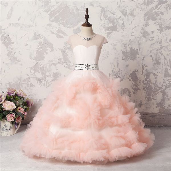 blush pink princess flower girl dresses for wedding 2018 shinning beaded ruffles ball gown girls pageant gowns back buttons baby party dress, White;blue
blush pink princess flower girl dresses for wedding 2018 shinning beaded ruffles ball gown girls pageant gowns back buttons baby party dress, White;blue