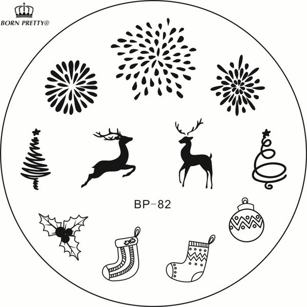 new christmas stamping plate bp-82 xmas tree deer nail art stamp template fireworks image stamp plate born pretty bp82 #23265, White
new christmas stamping plate bp-82 xmas tree deer nail art stamp template fireworks image stamp plate born pretty bp82 #23265, White