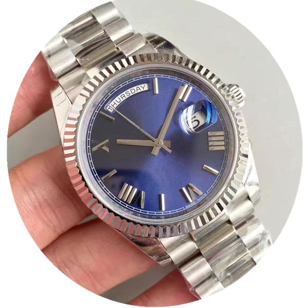 men's wristwatch sapphire day-date ii 40mm president platinum watch ice blue diamond dial 218206 men's automatic watch, Slivery;brown
men's wristwatch sapphire day-date ii 40mm president platinum watch ice blue diamond dial 218206 men's automatic watch, Slivery;brown