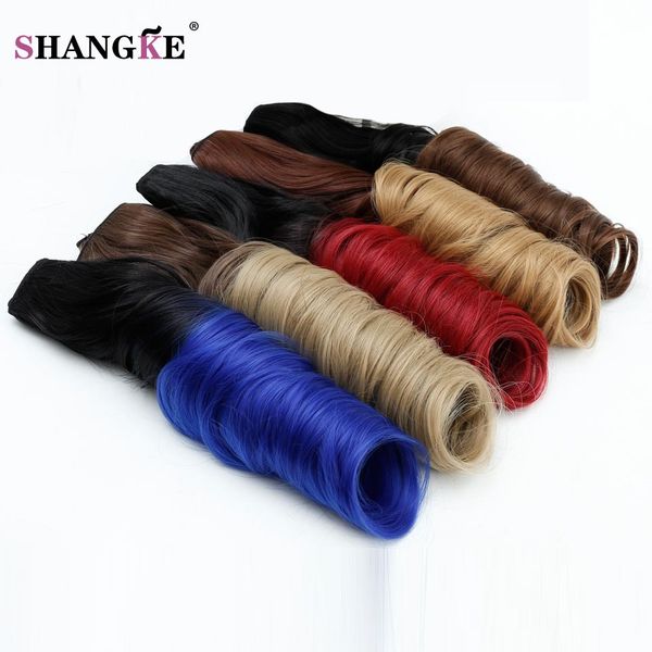shangke hair 24'' long wavy 5 clip in hair extension colored ombre extensions heat resistant synthetic clip fake hairpieces, Black;brown
shangke hair 24'' long wavy 5 clip in hair extension colored ombre extensions heat resistant synthetic clip fake hairpieces, Black;brown