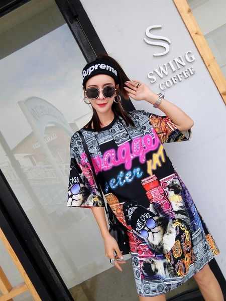 harajuku стиль мультфильм кошка печати футболка платье женщины шею случайные свободные летнее платье уличная одежда блестки платья, White;black
harajuku стиль мультфильм кошка печати футболка платье женщины шею случайные свободные летнее платье уличная одежда блестки платья, White;black