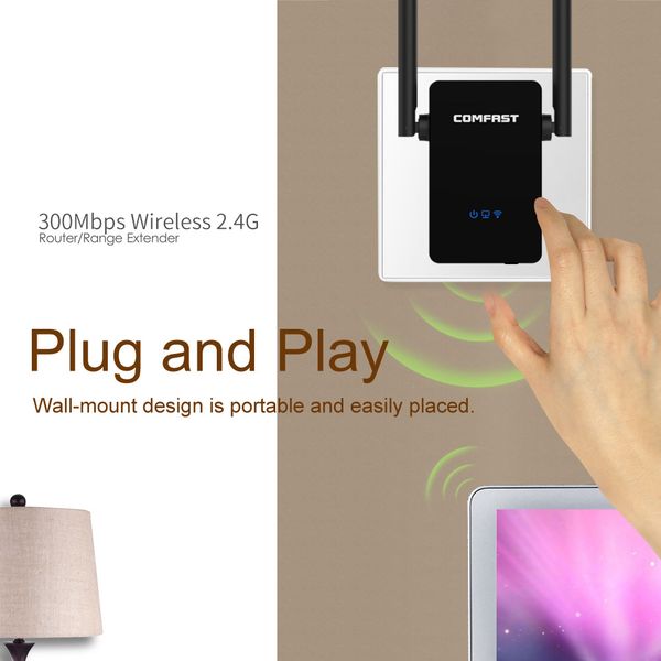 300mbps wireless wifi high power wi-fi signal range extender wifi signal roteador ap/ 802.11n/b/g
300mbps wireless wifi high power wi-fi signal range extender wifi signal roteador ap/ 802.11n/b/g