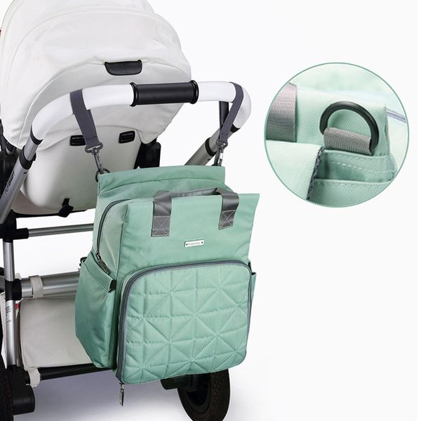 2018 new fashion large capacity waterproof washable mother bag diaper nappy backpack maternaty bag with hookers on baby carriage
2018 new fashion large capacity waterproof washable mother bag diaper nappy backpack maternaty bag with hookers on baby carriage