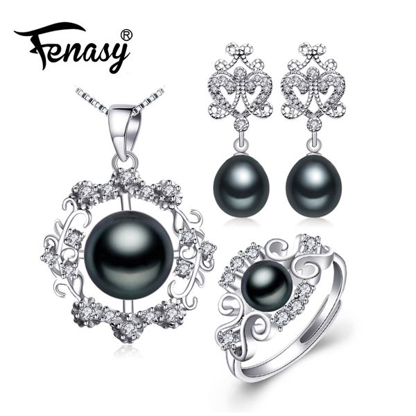 fenasy 925 sterling silver earrings with stones,natural pearl jewelry sets for women,bohemian wedding set ethnic earrings rings, Black
fenasy 925 sterling silver earrings with stones,natural pearl jewelry sets for women,bohemian wedding set ethnic earrings rings, Black