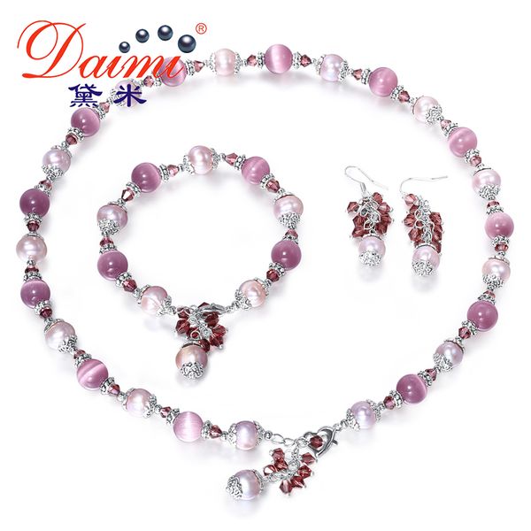daimi 9-10 mm pearl sets natural freshwater agate green jade cats eyes stone turquoise necklace bracelet earrings jewelry sets, Black
daimi 9-10 mm pearl sets natural freshwater agate green jade cats eyes stone turquoise necklace bracelet earrings jewelry sets, Black