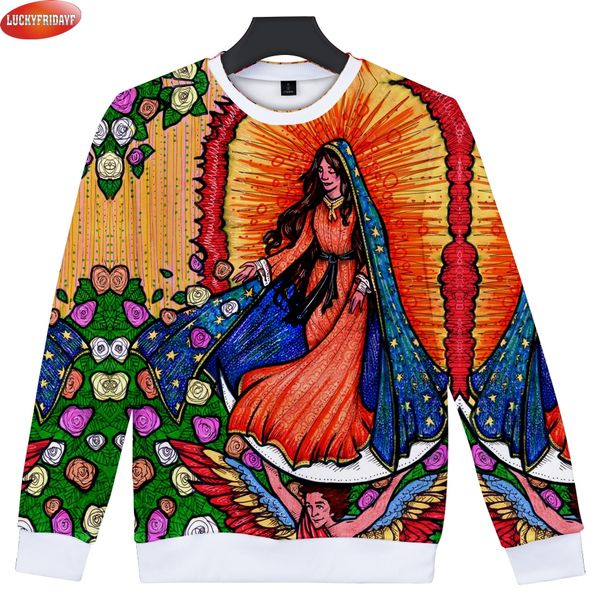 2018 our lady of guadalupe 3d printed sweatshirts women/men long sleeve o-neck fashion sweatshirts casual clothes plus size 4xl, Black
2018 our lady of guadalupe 3d printed sweatshirts women/men long sleeve o-neck fashion sweatshirts casual clothes plus size 4xl, Black
