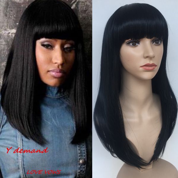 long straight wig black hair with bang for woman wigs natural looking synthetic fiber wig ing
long straight wig black hair with bang for woman wigs natural looking synthetic fiber wig ing