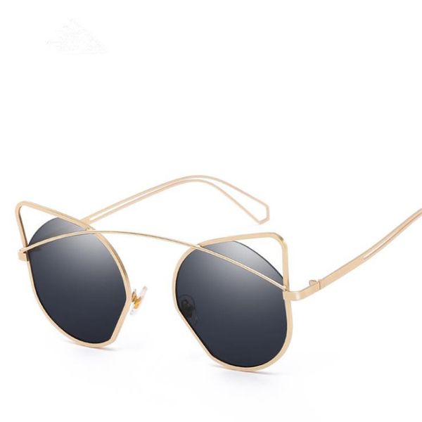 women personality cat eye sunglasses alloy frame sun glasses eyeglasses anti-uv spectacles adumbral shade mirrors, White;black
women personality cat eye sunglasses alloy frame sun glasses eyeglasses anti-uv spectacles adumbral shade mirrors, White;black