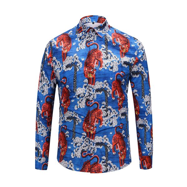ximiwua 2018 new arrival men shirts 3d tigers print long sleeve fashion shirt covered button to xxl casual chemise homme, White;black
ximiwua 2018 new arrival men shirts 3d tigers print long sleeve fashion shirt covered button to xxl casual chemise homme, White;black