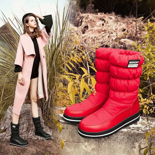 2018 fashion warm down snow boots winter boots new arrival women mid-calf women shoes warm plush insole platform shoes, Black
2018 fashion warm down snow boots winter boots new arrival women mid-calf women shoes warm plush insole platform shoes, Black
