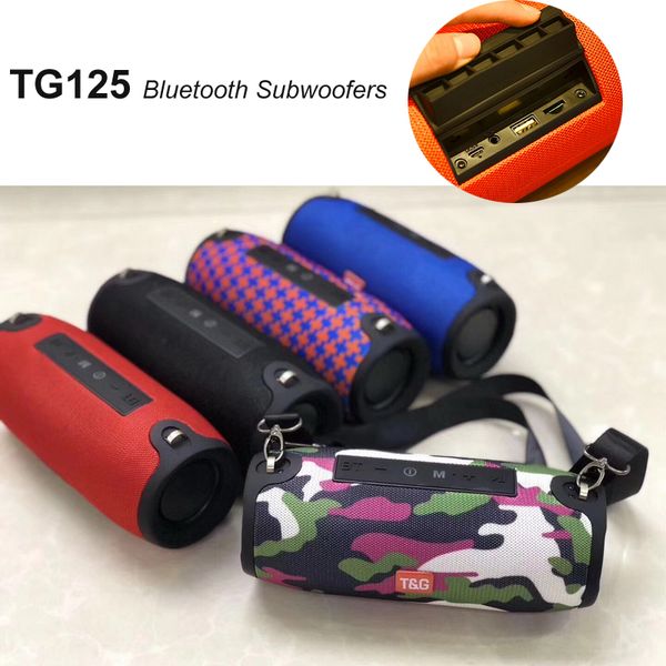 10W Bluetooth Subwoofers Hifi Speaker with Lanyard Outdoor Portable Soundbox Loudspeaker Drum Charge Waterproof Column FM Music Player TG125
10W Bluetooth Subwoofers Hifi Speaker with Lanyard Outdoor Portable Soundbox Loudspeaker Drum Charge Waterproof Column FM Music Player TG125