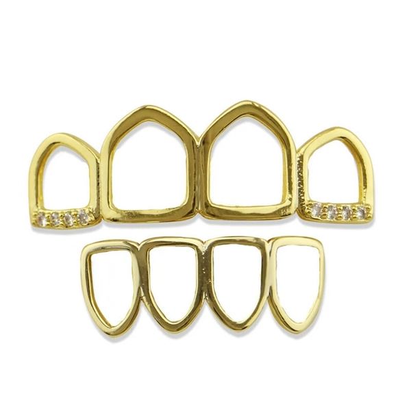hip hop hollow grillz real gold plated diamonds dental grills rapper body jewelry two colors golden silver, Black
hip hop hollow grillz real gold plated diamonds dental grills rapper body jewelry two colors golden silver, Black