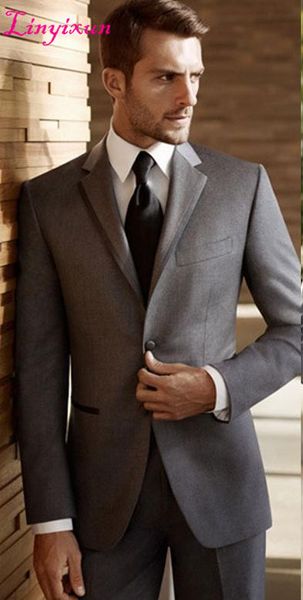 linyixun 2017 groom tuxedos notch lapel grey groom wedding mens suits business suit blazers bridegroom, White;black
linyixun 2017 groom tuxedos notch lapel grey groom wedding mens suits business suit blazers bridegroom, White;black