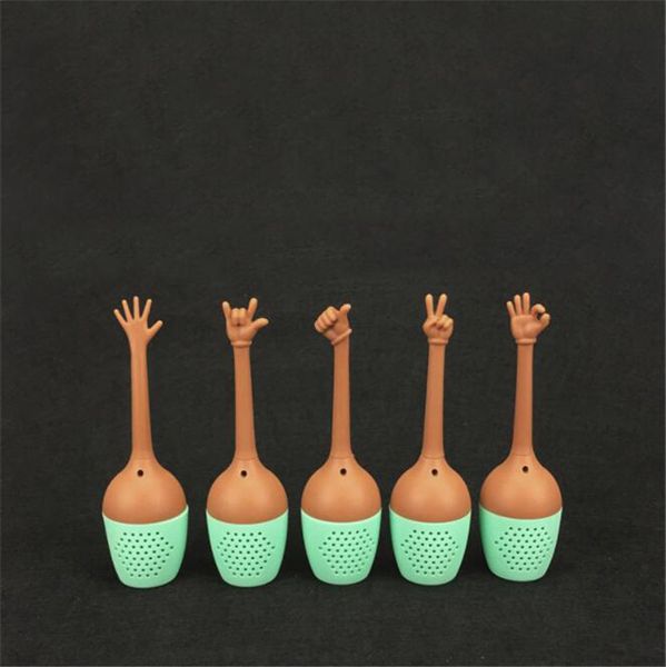 tea infuser hand gestures food grade silicone tea strainers infuser herb loose leaf filter tea bags 13*4cm
tea infuser hand gestures food grade silicone tea strainers infuser herb loose leaf filter tea bags 13*4cm