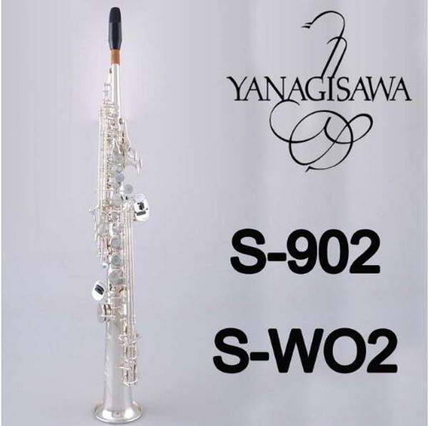 yanagisawa s-wo2 s-902 soprano b(b) straight tube saxophone brand quality brass silver plated instruments with mouthpiece case
yanagisawa s-wo2 s-902 soprano b(b) straight tube saxophone brand quality brass silver plated instruments with mouthpiece case