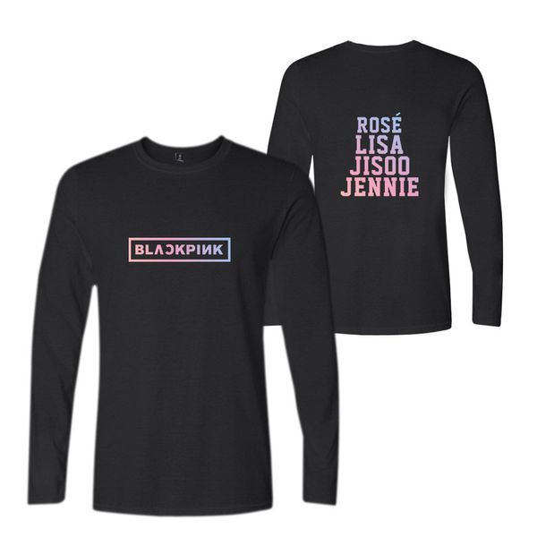 black pink long sleeve t-shirts new fashion popular idol streetwear women/men hip-hop spring autumn printing harajuku tee, White;black
black pink long sleeve t-shirts new fashion popular idol streetwear women/men hip-hop spring autumn printing harajuku tee, White;black