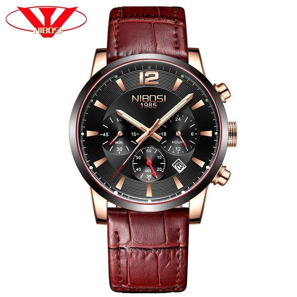 relogio masculino de luxo relogio masculino esportivo militar nibosi autom tico watches men, Slivery;brown
relogio masculino de luxo relogio masculino esportivo militar nibosi autom tico watches men, Slivery;brown