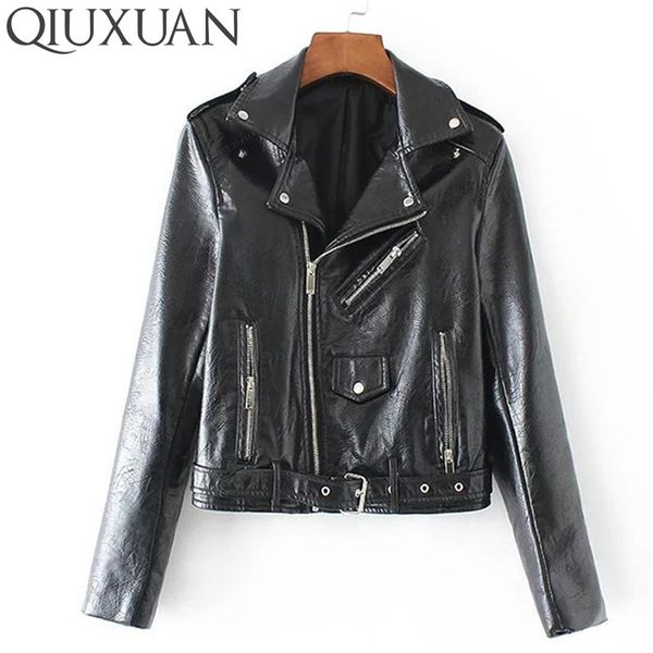 wholesale- new autumn street women outwear 2017 spring fashion long sleeve short coat zipper sashes pockets motorcycle jacket, Black
wholesale- new autumn street women outwear 2017 spring fashion long sleeve short coat zipper sashes pockets motorcycle jacket, Black