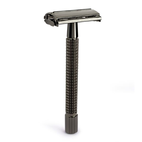 qshave long handle butterfly open classic safety razor double edge safety razor gunblack color
qshave long handle butterfly open classic safety razor double edge safety razor gunblack color