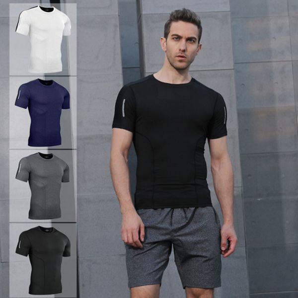 2018 breathable quick dry compression fitness t shirt men short sleeve casual, Black;blue
2018 breathable quick dry compression fitness t shirt men short sleeve casual, Black;blue