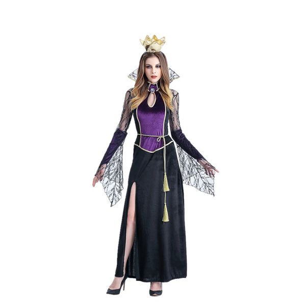 women girls princess vampire costumes halloween costume for women long dress carnival party cosplay witch queen dress, Black;red
women girls princess vampire costumes halloween costume for women long dress carnival party cosplay witch queen dress, Black;red