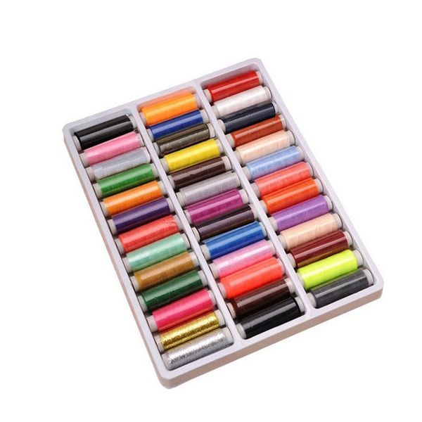 39pcs/set mixed colors pure polyester sewing thread machine hand 200 yard each spool diy kit for hand or machine sewing tool
39pcs/set mixed colors pure polyester sewing thread machine hand 200 yard each spool diy kit for hand or machine sewing tool