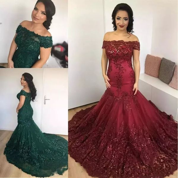 hunter lace mermaid prom dresses off shoulder formal party evening gowns sweep train 2019 african prom dress, Black;red
hunter lace mermaid prom dresses off shoulder formal party evening gowns sweep train 2019 african prom dress, Black;red