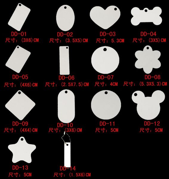 sublimation blanks metal pendant keychain heat transfer double sides print dog cat tags with chain
sublimation blanks metal pendant keychain heat transfer double sides print dog cat tags with chain