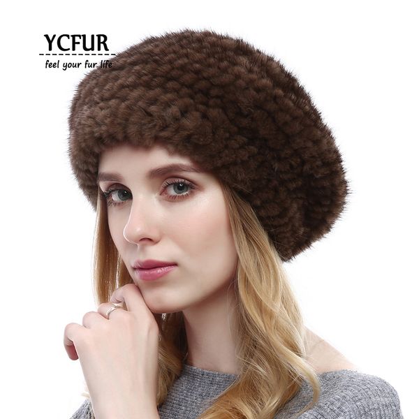 ycfur winter warm mink berets hats for women handmade knitted genuine caps hats female natural beanies lady, Blue;gray
ycfur winter warm mink berets hats for women handmade knitted genuine caps hats female natural beanies lady, Blue;gray