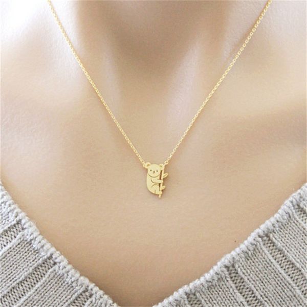 fashion gold silver koala necklace australian bear woodland necklaces pendants animal for women jewelry collier femme
fashion gold silver koala necklace australian bear woodland necklaces pendants animal for women jewelry collier femme