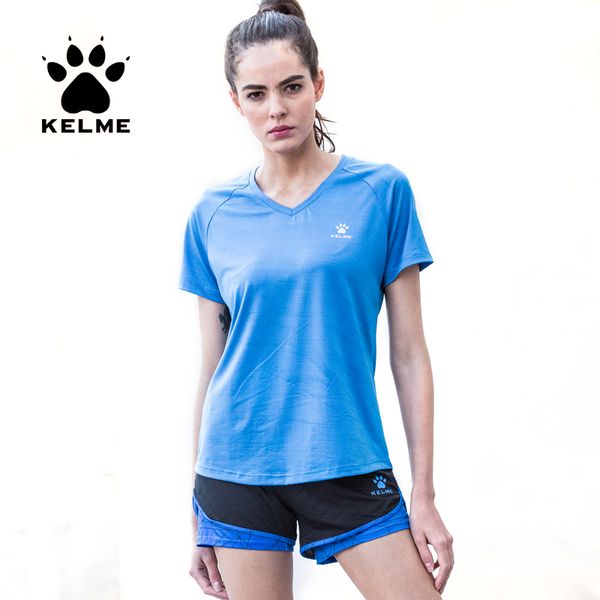 kelme 2017 women short sleeve running t-shirts quick dry leisure sports outdoor breathable yoga t-shirt for female kwc161024, Black;blue
kelme 2017 women short sleeve running t-shirts quick dry leisure sports outdoor breathable yoga t-shirt for female kwc161024, Black;blue