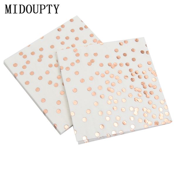 20pcs/set rose gold foil dot paper napkin for boy girl gender reveal party tissue napkin decoration serviees 33*33cm
20pcs/set rose gold foil dot paper napkin for boy girl gender reveal party tissue napkin decoration serviees 33*33cm
