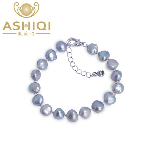 ashiqi genuine black gray freshwater pearl bracelets 9-10mm baroque natural pearl for women, Golden;silver
ashiqi genuine black gray freshwater pearl bracelets 9-10mm baroque natural pearl for women, Golden;silver