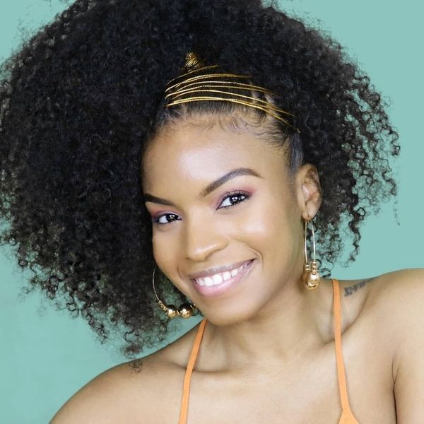 natural kinky curly ponytail hairpiece clip in 8a brazilian curly drawstring human hair pony tails extensions natural color, Black
natural kinky curly ponytail hairpiece clip in 8a brazilian curly drawstring human hair pony tails extensions natural color, Black
