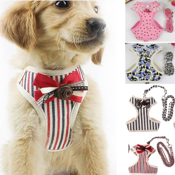 mesh dog leashes with vest reflective bow tie cat pet leash harness suit chest collar accessores supplies hh7-1263
mesh dog leashes with vest reflective bow tie cat pet leash harness suit chest collar accessores supplies hh7-1263