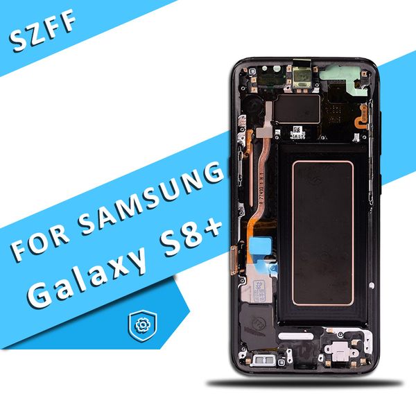 

For am ung galaxy 8 edge plu lcd di play touch creen digitizer with frame g955 g955f g955a g955fd g955p g955 dhl hipping