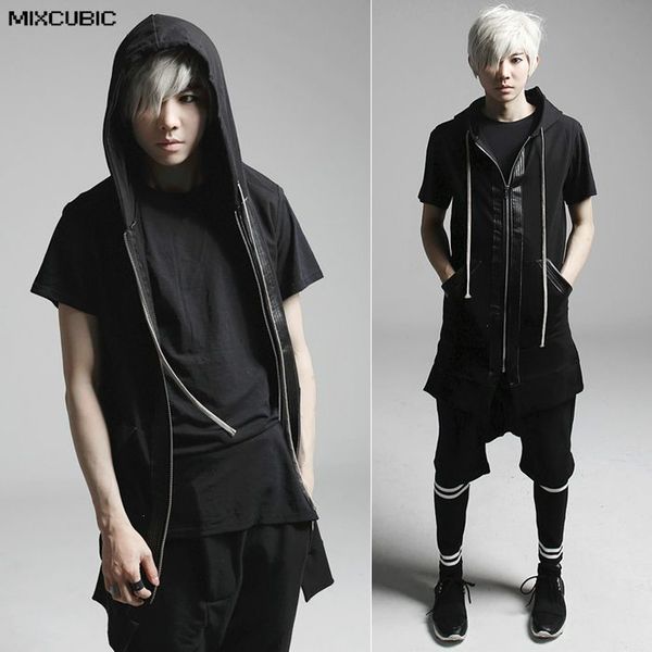 mixcubic autumn england style costumes hair stylist stitching hooded vest men casual slim splicing waistcoat for men size m-xl, Black;white
mixcubic autumn england style costumes hair stylist stitching hooded vest men casual slim splicing waistcoat for men size m-xl, Black;white