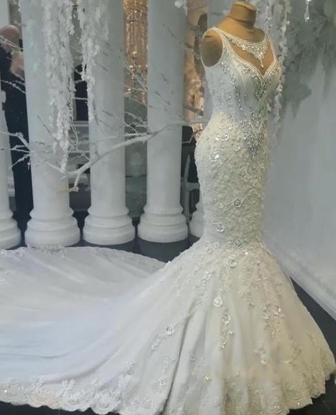 Великолепное свадебное платье без рукавов из хрусталя 2019 Русалка свадебное платье больших размеров On Sale
Великолепное свадебное платье без рукавов из хрусталя 2019 Русалка свадебное платье больших размеров On Sale