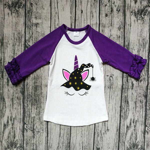 new arrival baby girls t-shirt halloween kids purple and white pumpkin printed ruffle blouse children holiday clothes, Blue
new arrival baby girls t-shirt halloween kids purple and white pumpkin printed ruffle blouse children holiday clothes, Blue